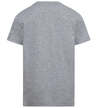 Nike T-Shirt - Grijs Gevlekt m. Wit