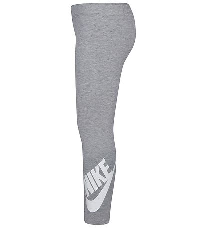 Nike Leggings - Grey Melange w. White