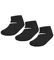 Nike Ankle Socks - Cushioned - No Show - 3-Pack - Black Nike Ankle Socks - Cushioned - No Show - 3-Pack - Black