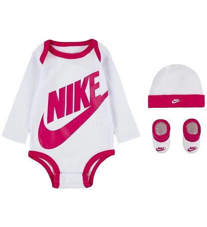 Nike Gaveeske - Barnetøfler/Lue/Body L/æ - Futura - Rush Rosa/Hv