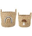 Bloomingville Mini Kurver - 2 stk. - Agnes - 32x32/26x26 cm - Na