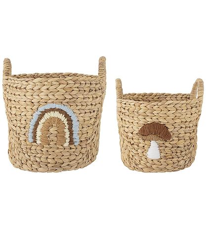 Bloomingville Mini Baskets - 2 pcs - Agnes - 32x32/26x26 cm - Ni