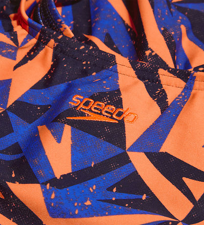 Speedo Badeanzug - Hyper Boom All-over Medalist - Blau/Orange