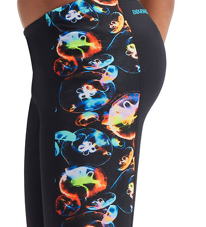 Speedo Swim Trunks - Digital Panel Jammer - Black/Orange