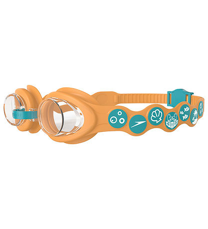 Speedo Swim Goggles - Infant Spot - Orange/Green