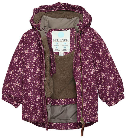 En Fant Winterjacke - Fig m. Blumen En Fant Winterjacke - Fig m. Blumen
