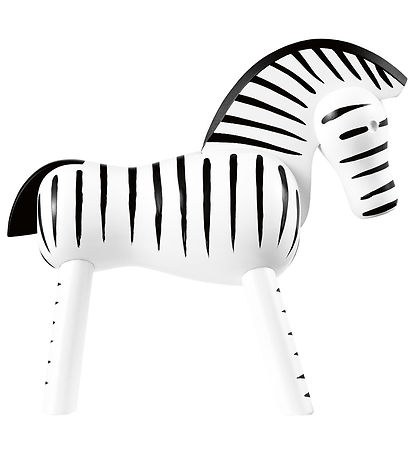Kay Bojesen Trémynd - Zebra - 14 cm - Svart/Hvítur