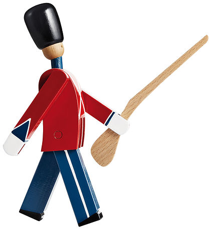 Kay Bojesen Woodfigure - Menig Med Gevær - 21 cm - Little - Red/