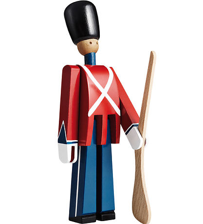 Kay Bojesen Woodfigure - Menig Med Gevær - 21 cm - Little - Red/