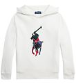 Polo Ralph Lauren Kapuzenpullover - Holiday - Weiß m. Logo