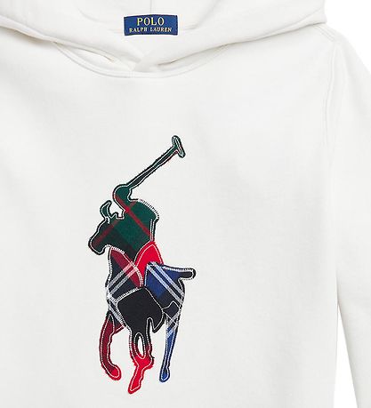 Polo Ralph Lauren Hoodie - Holiday - White w. Logo