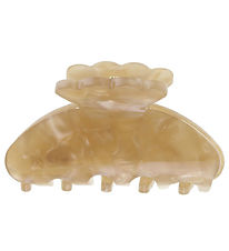 By Stær Hårklämma - Lulu - 5x3 cm - Champagne Marmor