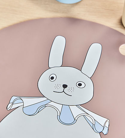 Set de Table OYOY - Silicone - Rabbit Pompon - Clay Set de Table OYOY - Silicone - Rabbit Pompon - Clay