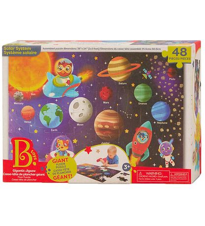 Puzzle d'étage B. toys - 48 Briques - Système solaire Puzzle d'étage B. toys - 48 Briques - Système solaire