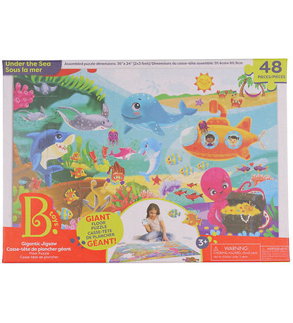 Puzzle d'étage B. toys - 48 Briques - Sous la mer Puzzle d'étage B. toys - 48 Briques - Sous la mer
