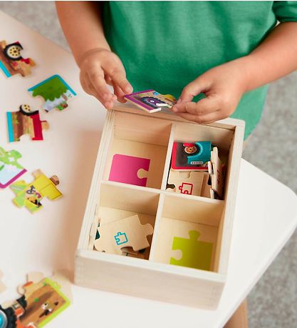 Puzzle B. toys - 4x12 - Véhicules de travail Puzzle B. toys - 4x12 - Véhicules de travail