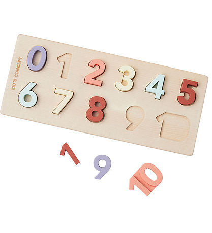 Kids Concept Jigsaw Puzzle - 0-10 - Wood Kids Concept Jigsaw Puzzle - 0-10 - Wood