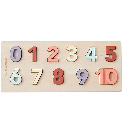 Kids Concept Jigsaw Puzzle - 0-10 - Wood Kids Concept Jigsaw Puzzle - 0-10 - Wood
