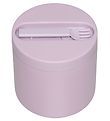 Design Letters Lunchbox w. Fork - Thermal - Large - Lavender
