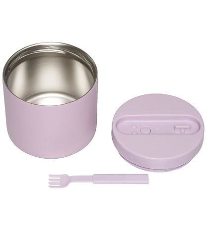 Design Letters Lunchbox w. Fork - Thermal - Large - Lavender Design Letters Lunchbox w. Fork - Thermal - Large - Lavender