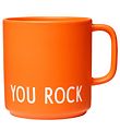 Design Letters Mug - Favourite - Orange w. You Rock