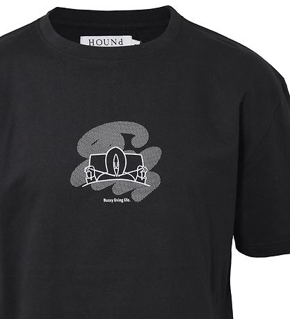T-Shirt Hound - Black av. Imprimé T-Shirt Hound - Black av. Imprimé