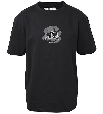 T-Shirt Hound - Black av. Imprimé T-Shirt Hound - Black av. Imprimé