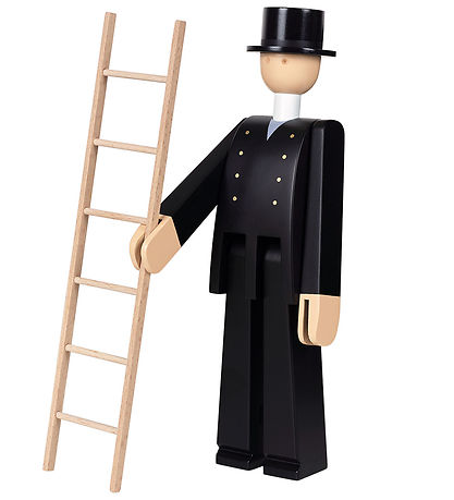 Kay Bojesen Wooden figure - Chimney sweeper - 21 cm - Black