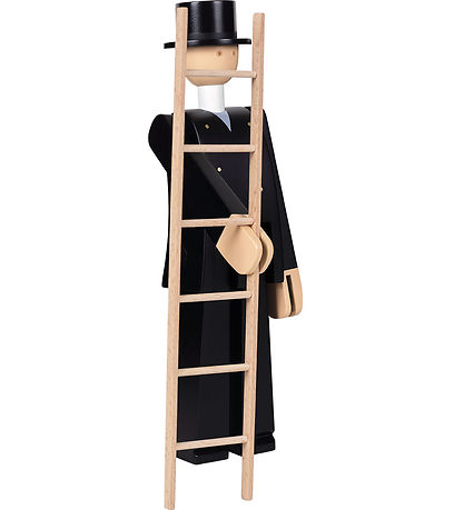 Kay Bojesen Wooden figure - Chimney sweeper - 21 cm - Black