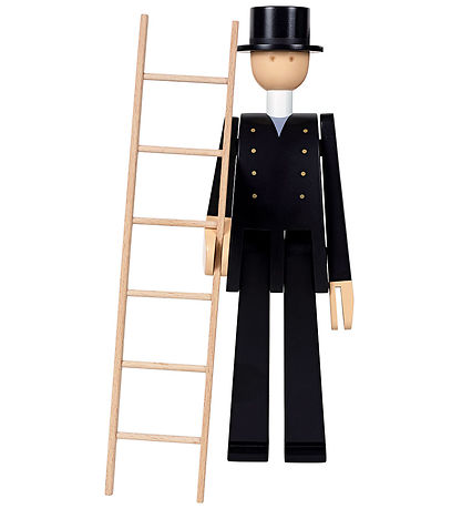 Kay Bojesen Wooden figure - Chimney sweeper - 21 cm - Black Kay Bojesen Wooden figure - Chimney sweeper - 21 cm - Black
