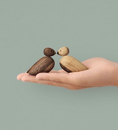 Kay Bojesen WoodToy Figurine - Spurvepar - 6 cm - Little - Eg/Sm Kay Bojesen WoodToy Figurine - Spurvepar - 6 cm - Little - Eg/Sm