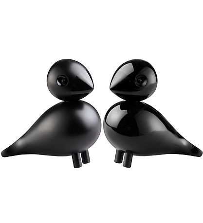 Kay Bojesen WoodToy Figurine - Turtelduer - 9 cm - Black