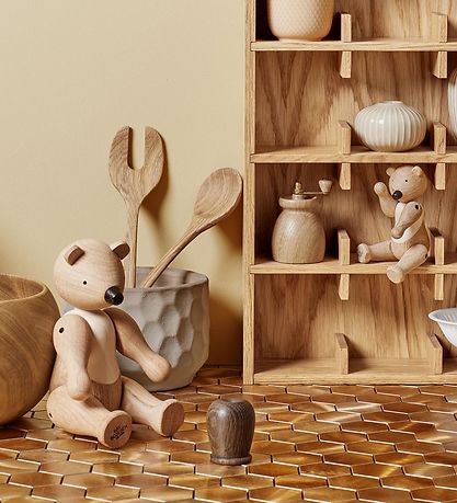 Kay Bojesen Bär - 15 cm - Klein - Eiche/Ahorn