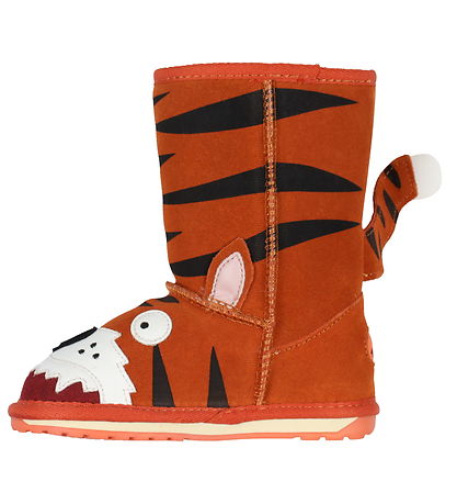 EMU Australia Teddy Boots - Tiger - Deep Orange