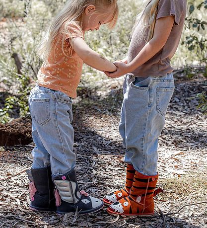 EMU Australia Teddy Boots - Tiger - Deep Orange