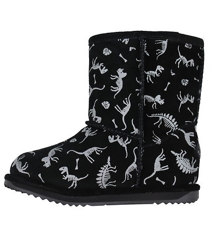 EMU Australia Teddy Boots - Tex - Reflective Dino Brumby - Black