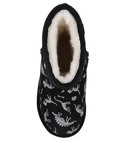 EMU Australia Teddy Boots - Tex - Reflective Dino Brumby - Black