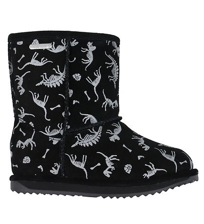 EMU Australia Teddy Boots - Tex - Reflective Dino Brumby - Black