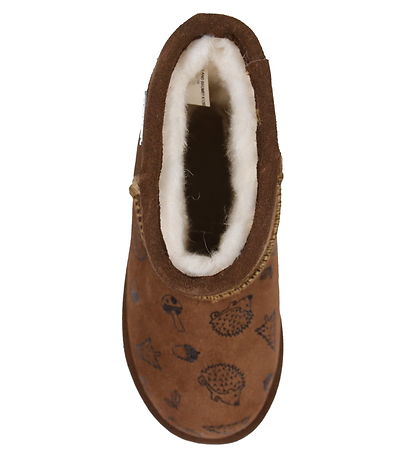EMU Australia Teddyboots - Tex - Woodland Brumby - Oak m. Print