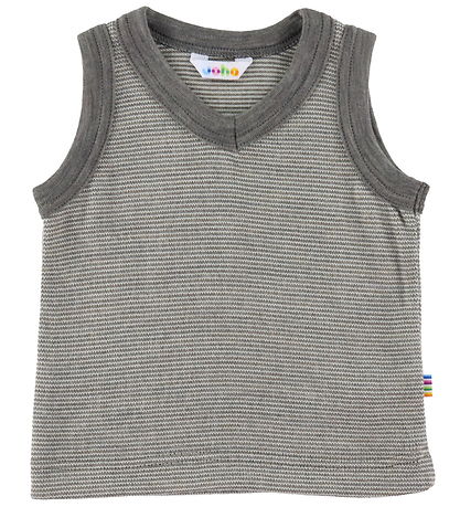 Joha Waistcoat - Wool - Grey/White
