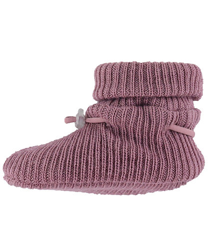 Joha Krabbelschuhe - Wolle - 2-lagig - Rose