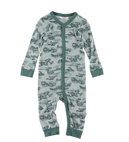 Joha Nightsuit - Bamboo - Green w. Print Joha Nightsuit - Bamboo - Green w. Print