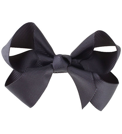 By Stær Bow Hair Clip - Classic - 8 cm - Anthracite By Stær Bow Hair Clip - Classic - 8 cm - Anthracite