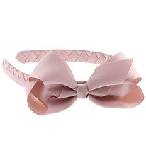 By Stær Hairband - Classic Large Bow - Antique Rose