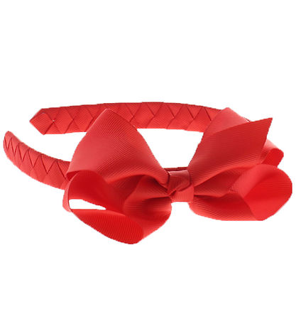By Stær Hairband - Classic Large Bow - Poppy red By Stær Hairband - Classic Large Bow - Poppy red