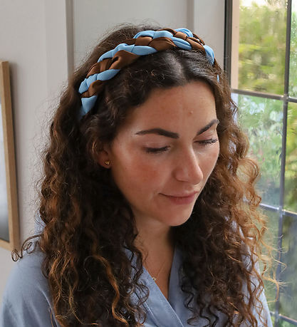 Bandeau à Cheveux By Stær - Estrid - Bleu/Marron