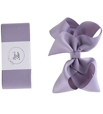 By Stær Baptism Ribbon w. Bow - Dusty Purple By Stær Baptism Ribbon w. Bow - Dusty Purple