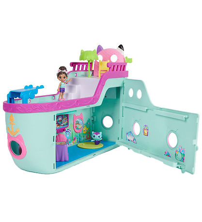 Gabby's Dollhouse Set - 18 Parts - CAT-Tastic Cruise Ship