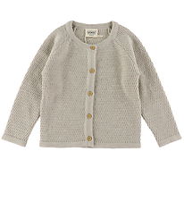 Voksi Cardigan - Wolle - Muschel Sand Voksi Cardigan - Wolle - Muschel Sand