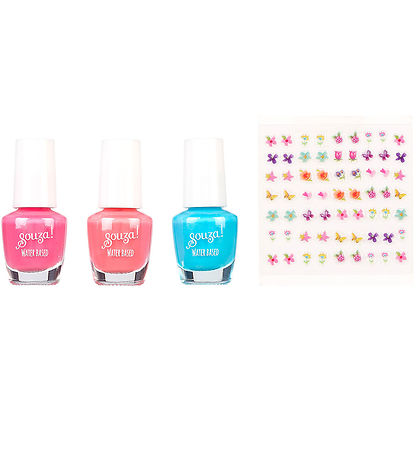 Souza Nail Polish - 3-Pack w. Stickers - Elves